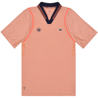 Мужское теннисное поло Lacoste Sport Roland Garros Edition Logo Polo Shirt - Оранжевый