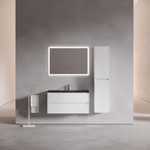 Тумба подвесная под раковину Sancos Libra, белый глянец 990х450х500 мм