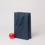 Пакет 23x36x10, тёмно-синий, лента. эфалин VIP