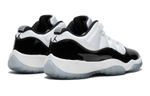 Jordan Air Jordan 11 Retro Low Concord all-match casual shock absorption and impact resistance low-cut retro basketball shoes GS black and white