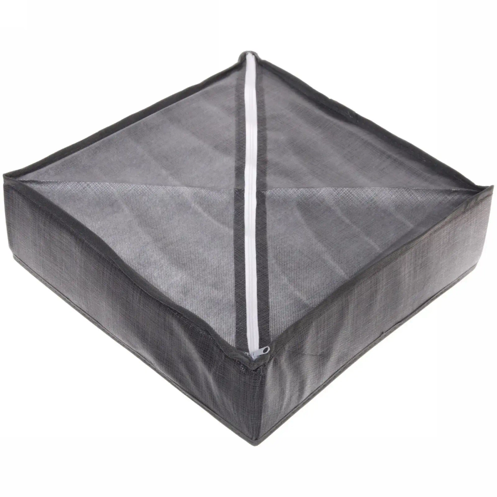 Кофр - органайзер для хранения вещей «ФЛЭТ», цвет тёмно - серый, 7 отделений, 32*32*10см