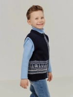 жилет вязаный