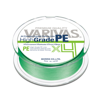 Плетеный шнур VARIVAS HIGH-GRADE PE X4 150M FLASH GREEN