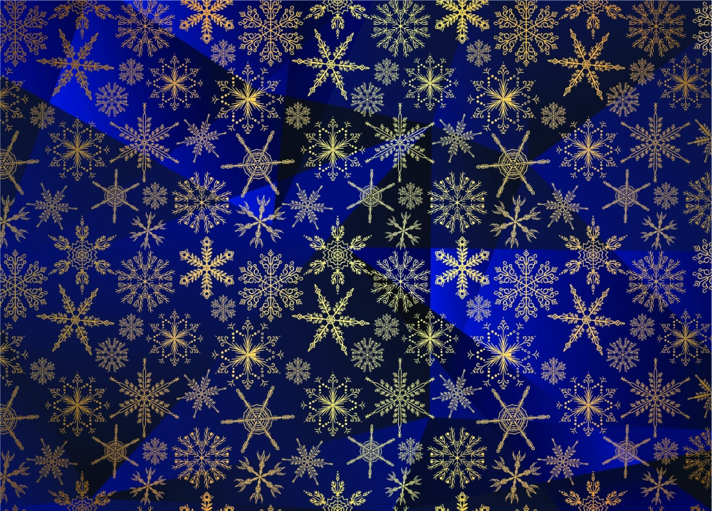 Бумага упаковочная 50х70 см «Роскошная метель» (1 лист)