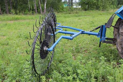 Грабли ворошилки 5-ти колесные, захват 3,5 метра ГВК-06М 6мм "Лидер" (Палехагромаш)