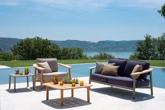 Столик деревянный кофейный Twins Италия