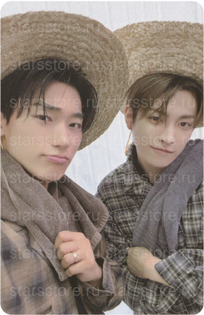 Фотокарта San & Hongjoong ATEEZ - GOLDEN HOUR : Part.3 (TOKTOQ)