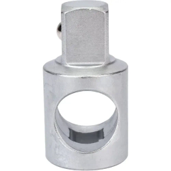 Адаптер-переходник 3/8" х 1/2" с отверстием под вороток FORCE 80634