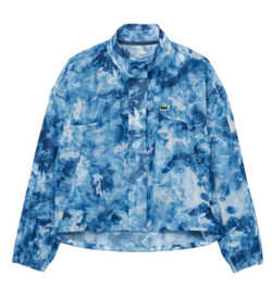 Женская теннисная куртка Lacoste Lightweight Crocodile Print Tennis