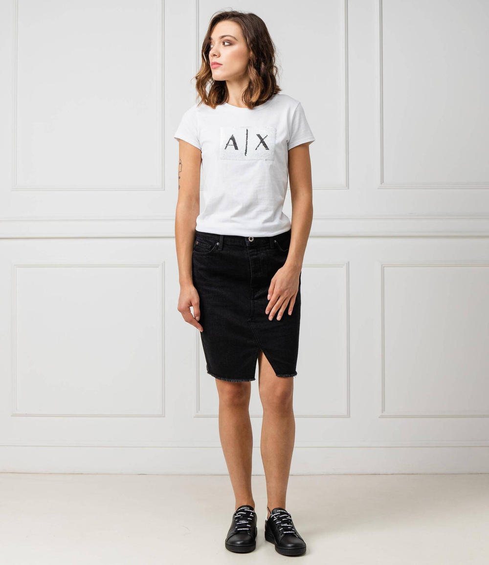 футболка Armani Exchange - белый(8NYTDL YJ73Z)