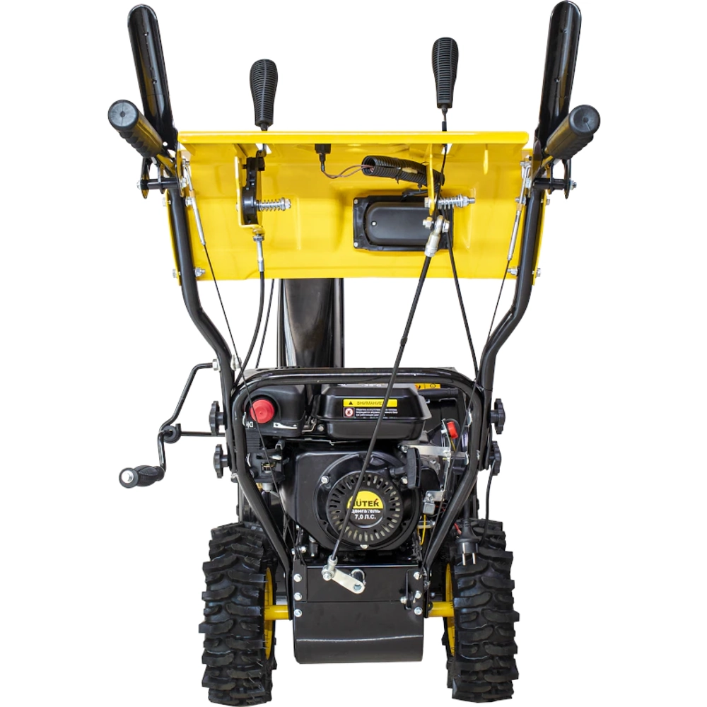 HUTER SGC 4800EX бензиновый снегоуборщик 7 л.с, ковш 68 см, выброс 15 м, 6 вперед/2 назад 70/7/27