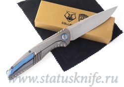 Нож Широгоров 110 Kickstop Кикстоп Sapphire Blue (Lee Williams)фотография - 2