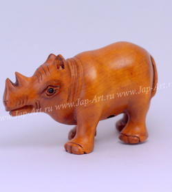 Нэцкэ Носорог