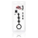 Анальные бусы All About Anal Silicone Anal Beads, 14 см – 3 шарика