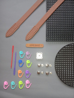 Набор для сумки пластиковая канва и фурнитура