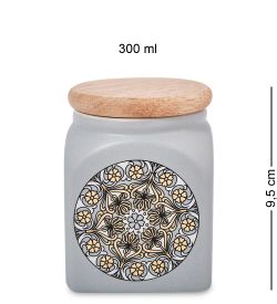 TJ-15/1 Керамическая банка мал. с крышкой