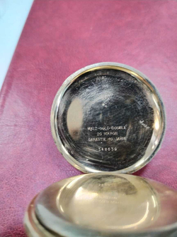 Часы карманные RW Германия начало 20 века позолота