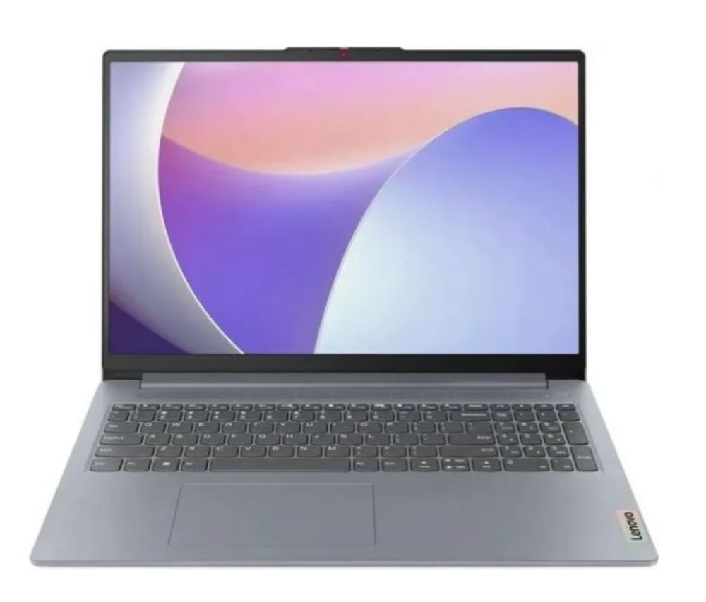 Ноутбук 15.6" Lenovo Ideapad Slim 3 15AMN8, RAM 8 ГБ, SSD 256 ГБ, серый