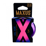 Презервативы MAXUS X-Edition XXL, гладкие, увеличенного размера, 3 шт