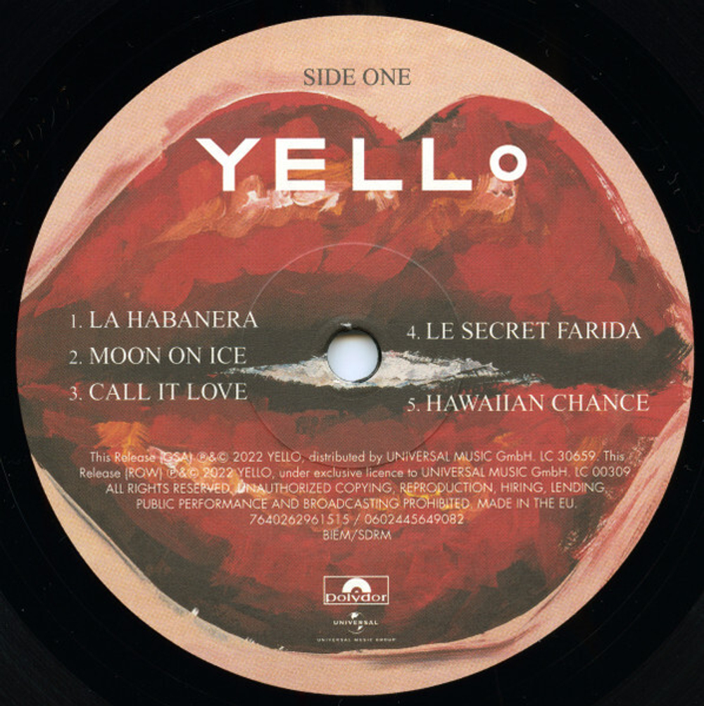 Yello / One Second (Coloured Vinyl)(LP+12" Vinyl Single)