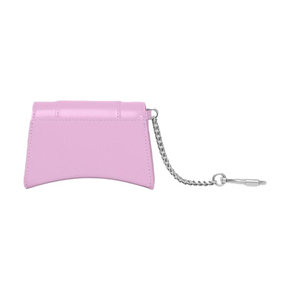 Balenciaga Cow Leather Card Holder Women"s Light Purple