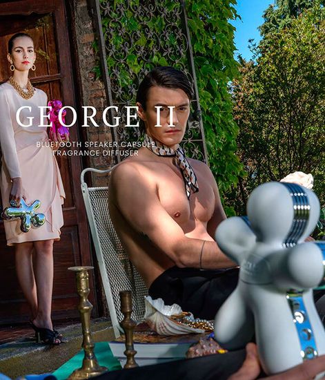Аромадиффузор GEORGE 2 BLUETOOTH фуксия, Mr&Mrs Fragrance