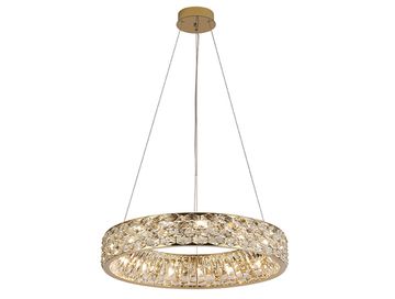 Подвесная люстра 15*G9 8532/60 C gold polished золото TIFFANY Newport