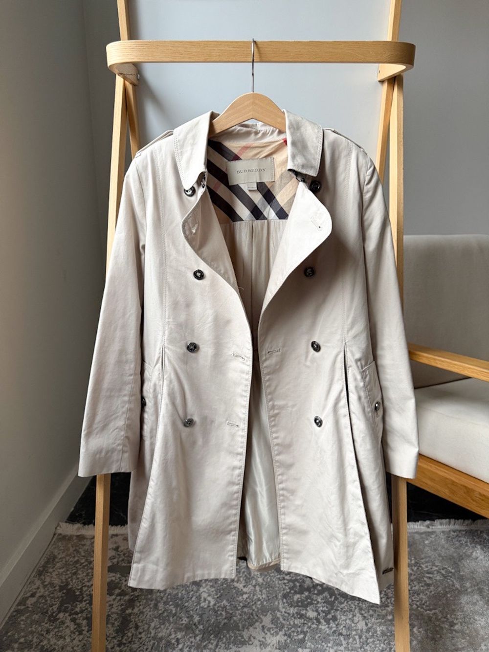 Хлопковый тренч Burberry, 140