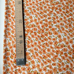 Вискоза (штапель) Оранжевые герберы