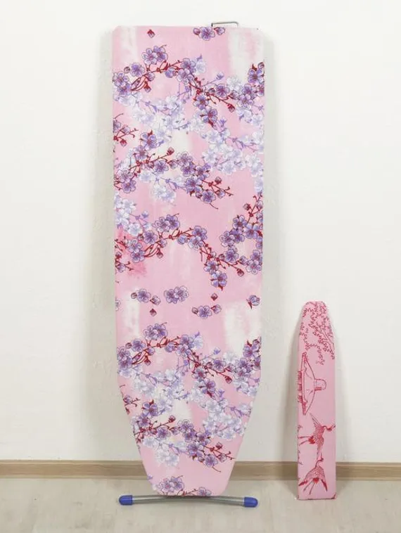 Доска гладильная Nika «Лина 4», 112×34,5 см, два положения высоты 70, 80 см, рисунок МИКС