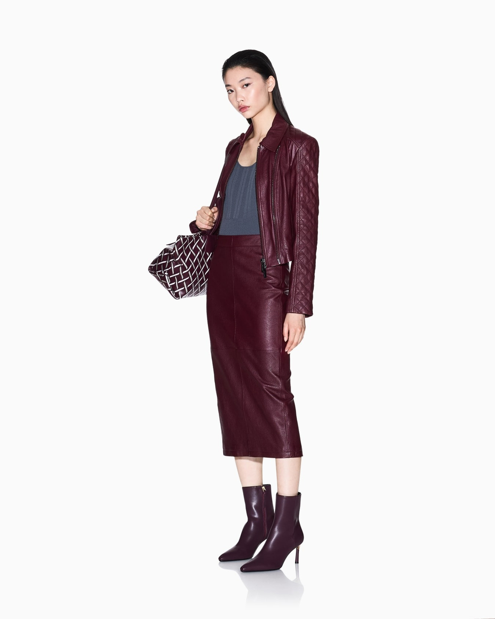 Юбка кожаная женская ARMANI EXCHANGE