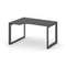 Style Project Стол рабочий эргономичный SN-59O.SPA-021(L) Антрацит/Металл Антрацит/Черный Заглушка 1