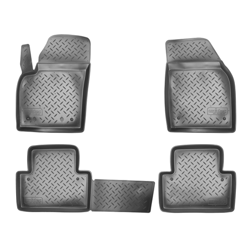 Ковры в салон Norplast/Unidec для Volvo C30 (2006-)Полиуретан,Черный, арт.NPL-Po-96-30