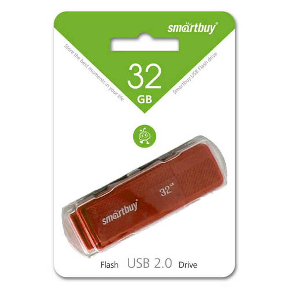 Флеш-накопитель 32 Gb Smartbuy Dock Red