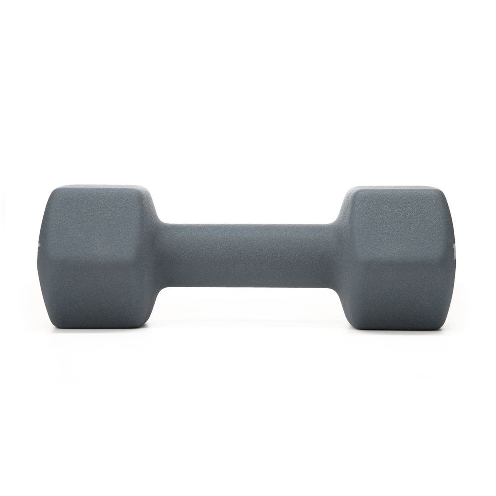 Гантель TORRES 5 кг, PL522505, металл в неопреновой оболочке, форма шестигранник,  серый