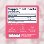 SMNutrition, Мио и D-хиро инозитол, 240 капсул