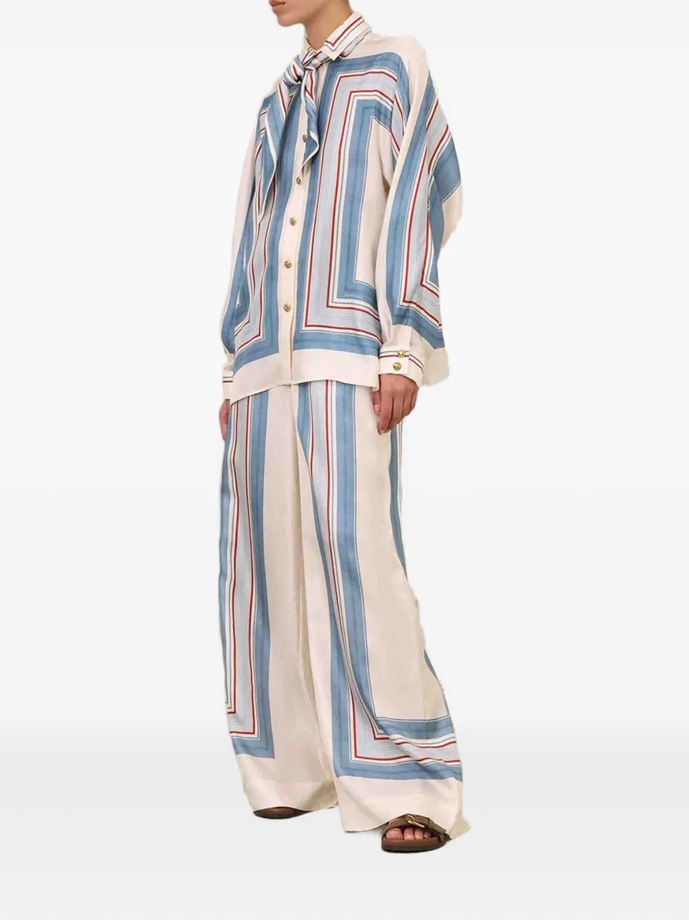 Рубашка шелковая ZIMMERMANN