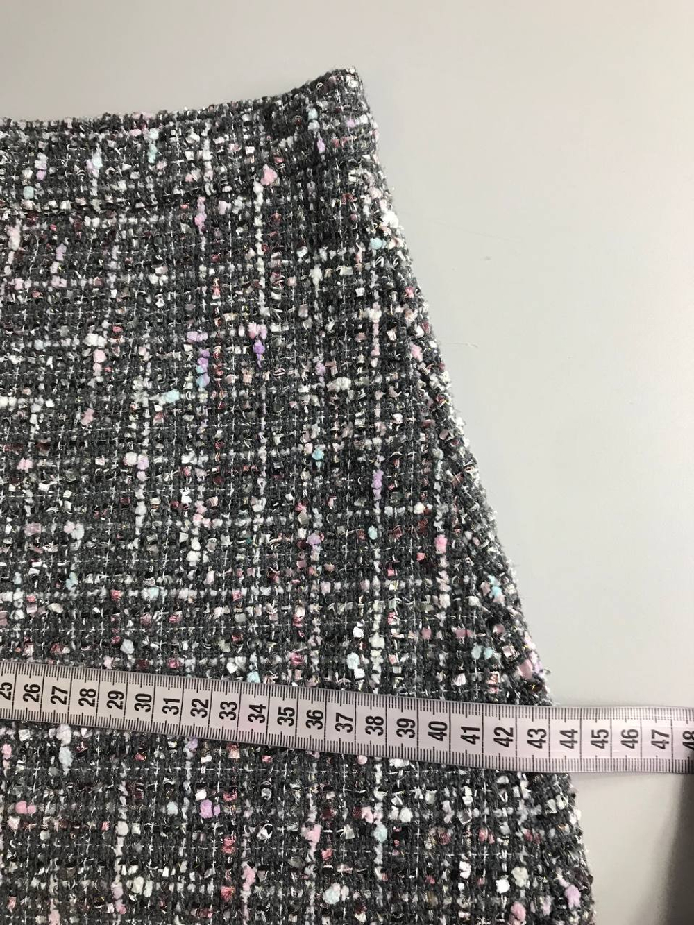 Юбка твидовая, визуально на 40 размер