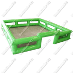 Надувная игровая комната "Веселая поляна" размер 4*4*1,2 м