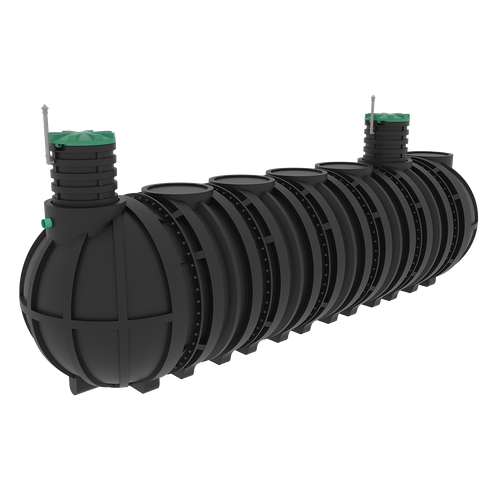 Подземный жироуловитель  Мультпласт 35000 л.(9150x2400x2400см;1325кг;) - арт.561626