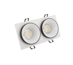 DK2422-BK Встраиваемый светильник, IP 20, 50 Вт, GU10, черный, алюминий