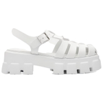 PRADA Monolith Foam Rubber 55mm Sandals White Women"s