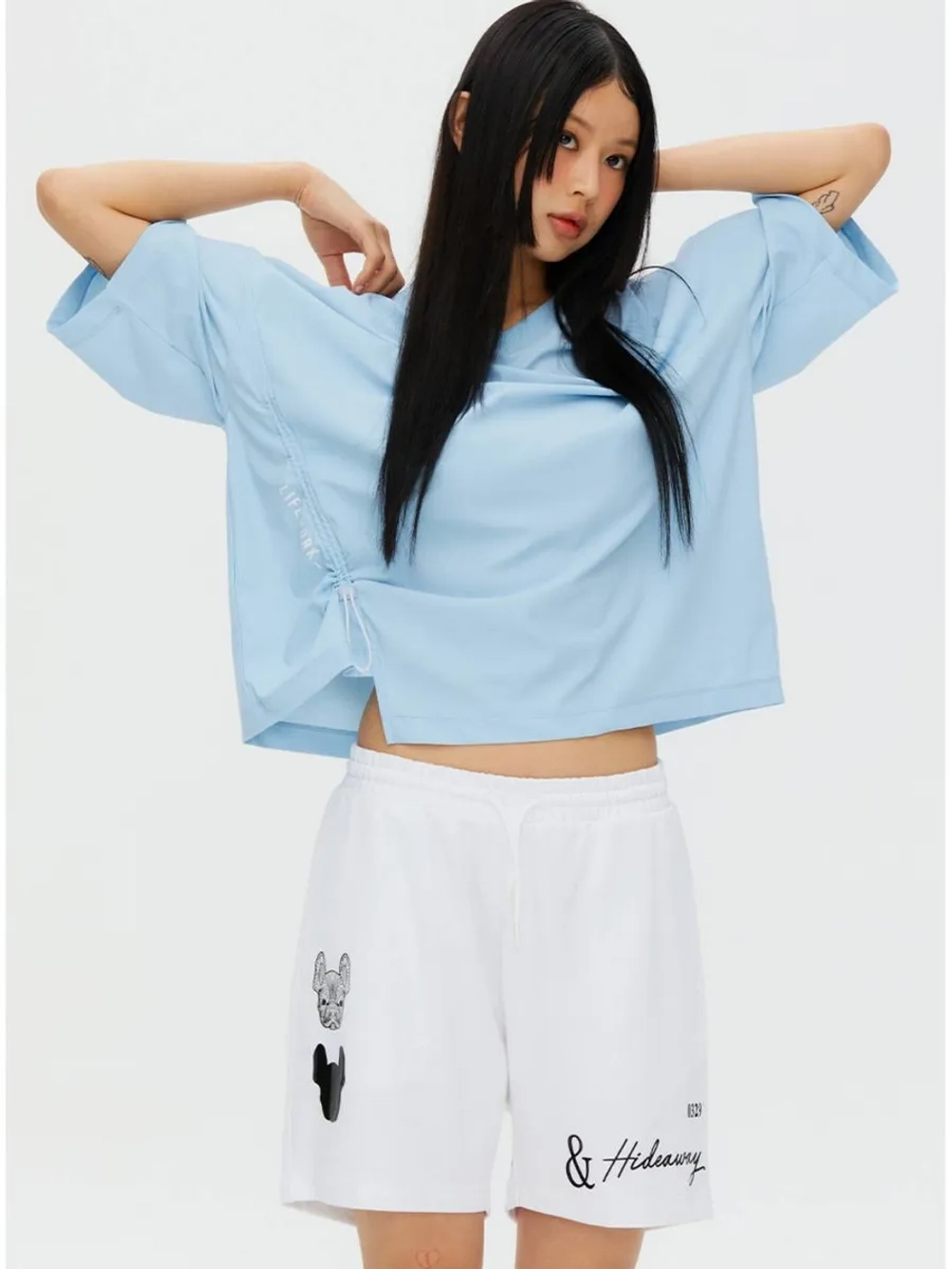 Шорты с двойным логотипом ladok