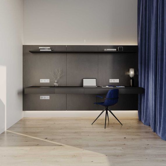 Розетка встраиваемая Voltum S70 с заземлением 16А, (белый матовый) VLS040102