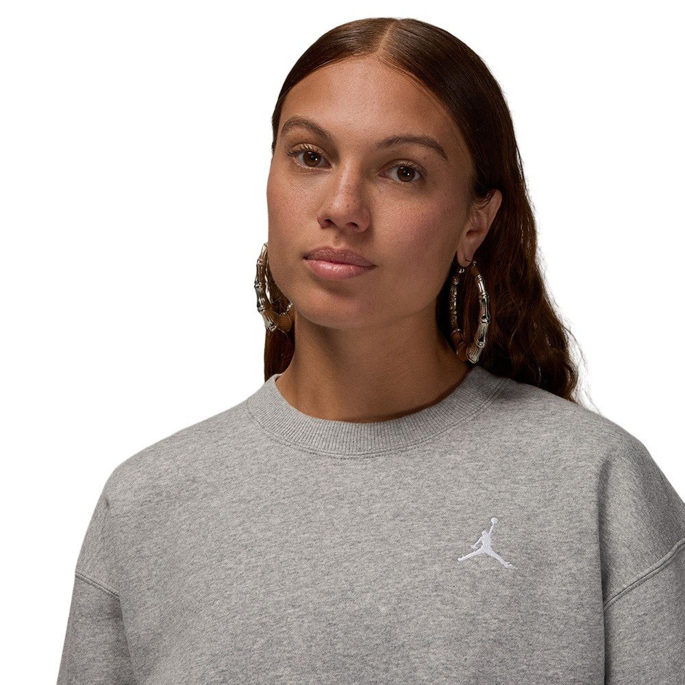 Баскетбольная женская толстовка Jordan Brooklyn Fleece Sweatshirt Gray