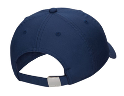 Теннисная кепка Nike Dri-Fit Club Unstructured Metal Swoosh Youth Cap - midnight navy
