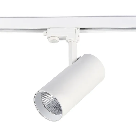 ST661.536.40.L Св-к трек. Белый LED 1*40W 3000K 3 200Lm Ra>90 38° IP20 L190xW85xH265 165-265V ТРЭЙС