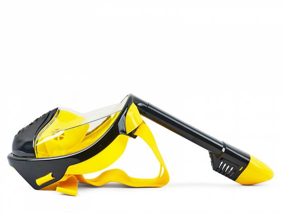 Маска полнолицевая Sargan Планета океан 2.0 черный/желтый