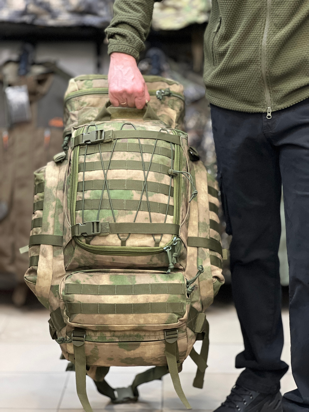 Рюкзак рейдовый 7.62, 100 л, Лес