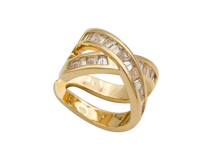 Кафф Икс с кристаллами